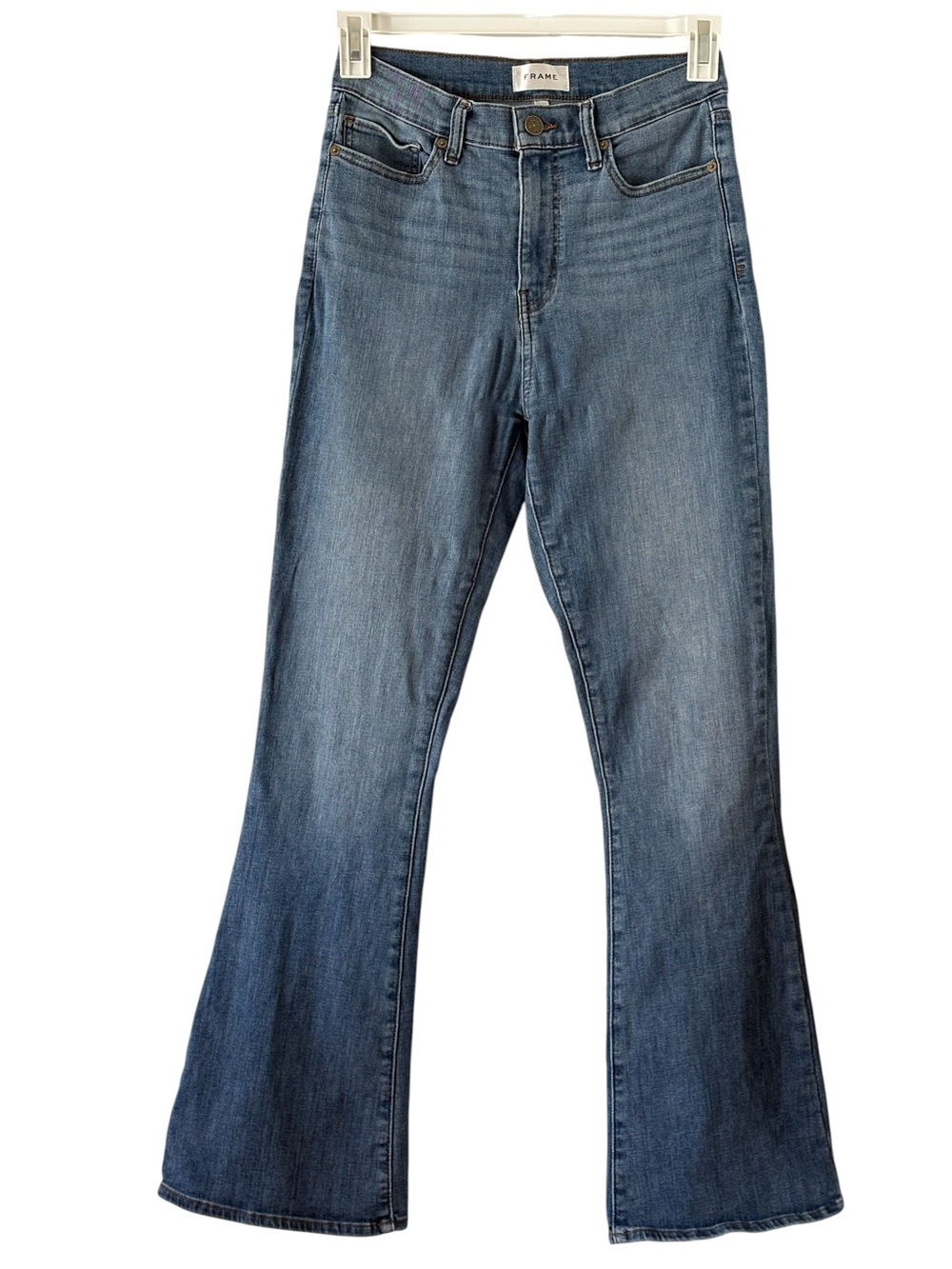 FRAME Disarm High-Rise Flare Jeans - Size 28